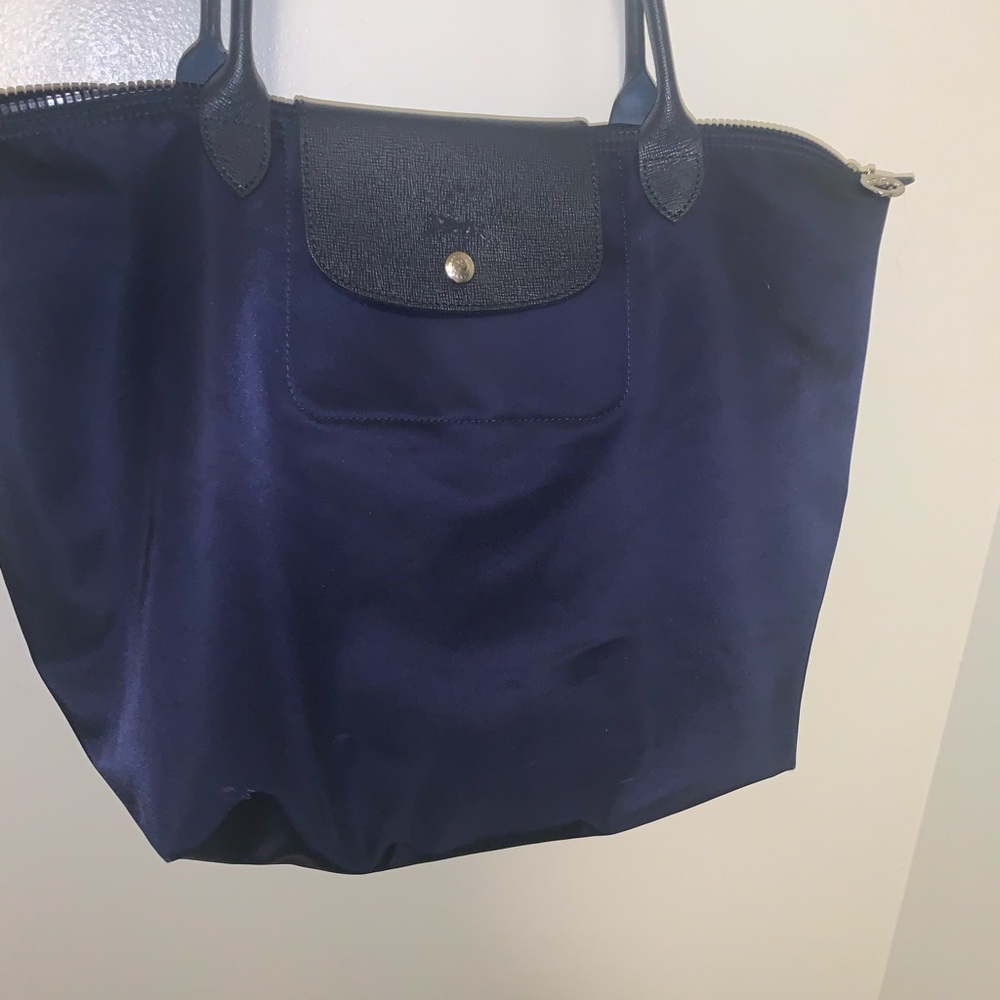 Navy Large Longchamp Bag